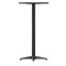 Flash Furniture 23.5 in L, 23.5 in W, 43.5 in H, Aluminum, Plastic, Stainless Steel Top, Black TLH-059B-BK-GG - alternate 7